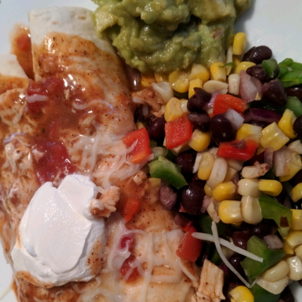 Super Easy Slow Cooker Chicken Enchilada Meat