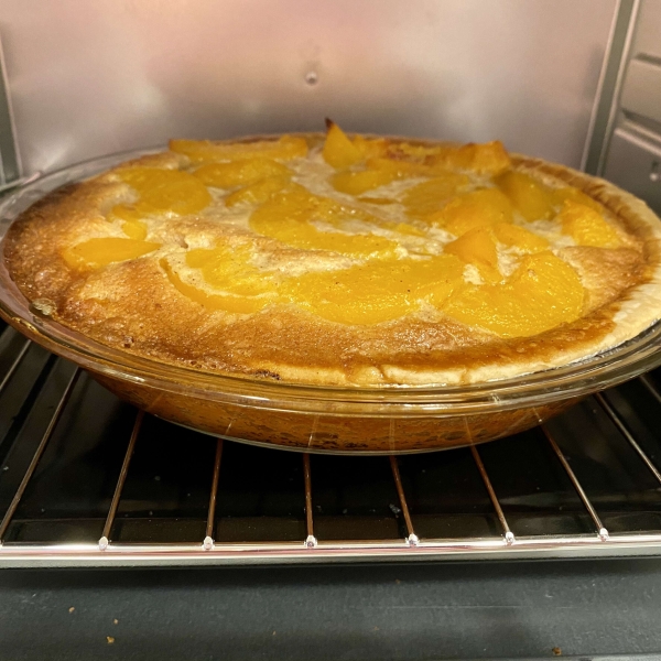 Easy French Peach Pie