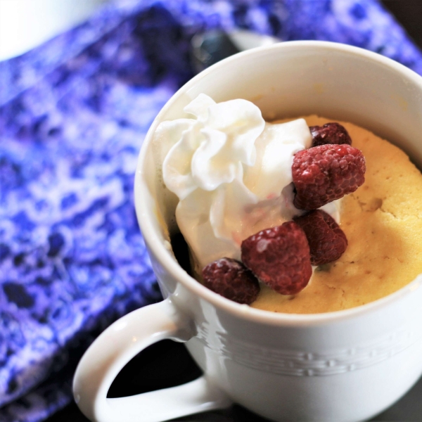 Lazy Keto Maple-Vanilla Mug Cake