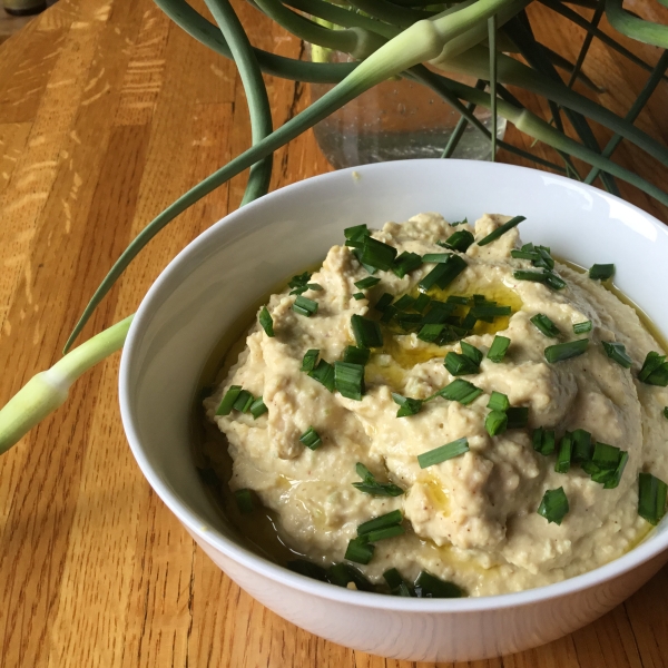 Garlic Scape Hummus