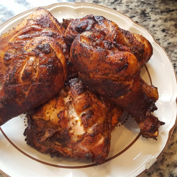 Fabienne's Barbecued 'Papcinna' Drumsticks