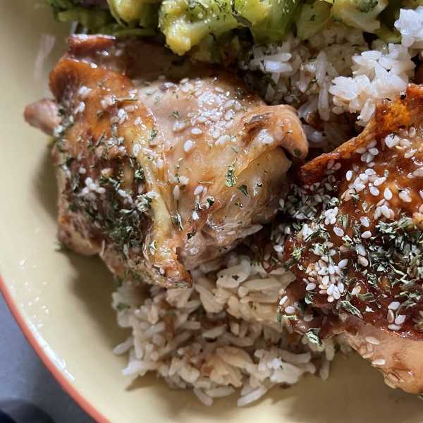 Sesame Chicken Thighs