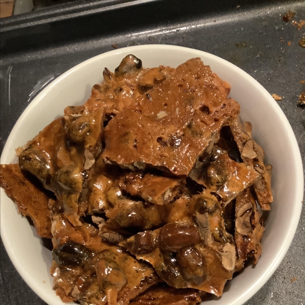 Easy Microwave Cashew Brittle