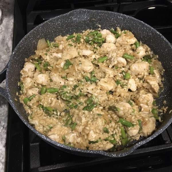 Risotto with Chicken and Asparagus