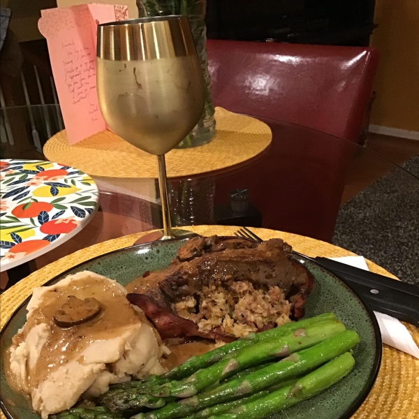 Crab-Stuffed Filet Mignon with Whiskey Peppercorn Sauce