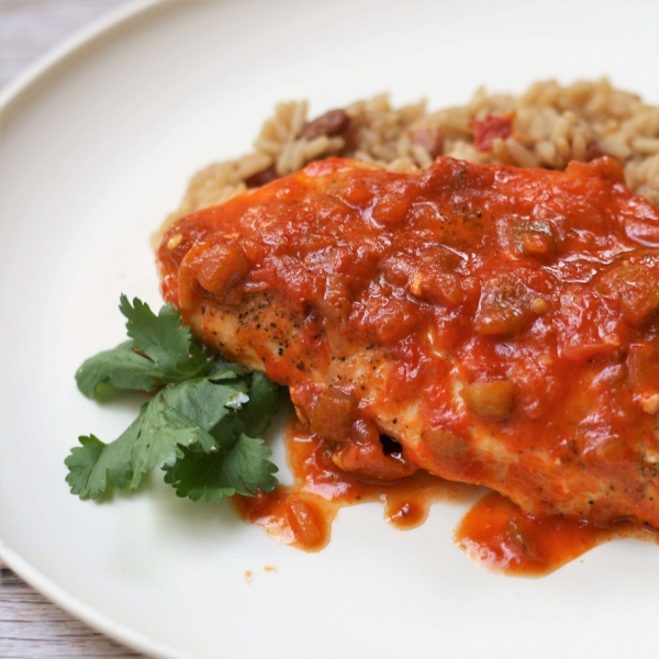 Salsa Simmered Chicken