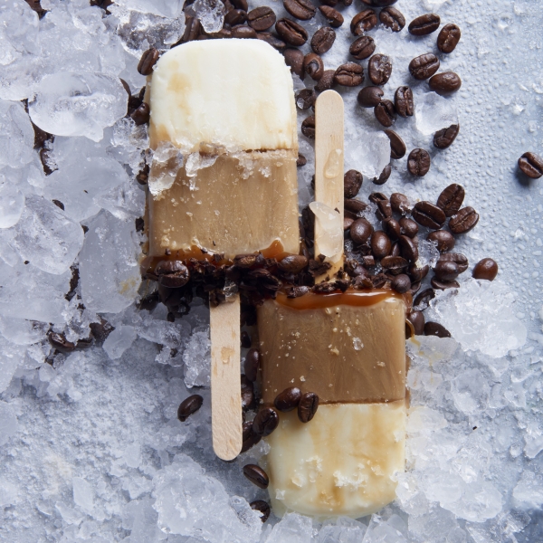 Iced Caramel Latte Pops