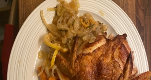 Braise-Roasted Chicken with Lemon and Carrots