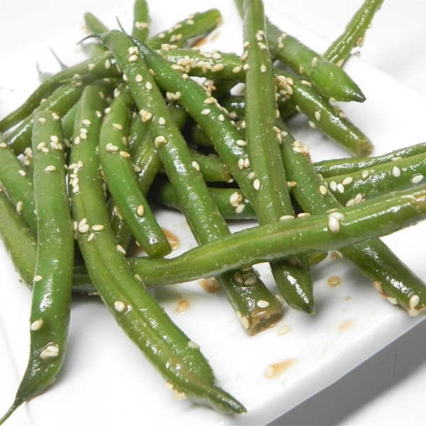 Spicy Chinese Mustard Green Beans