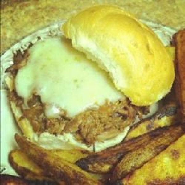 Slow Cooker Barbecue Goose Sandwich
