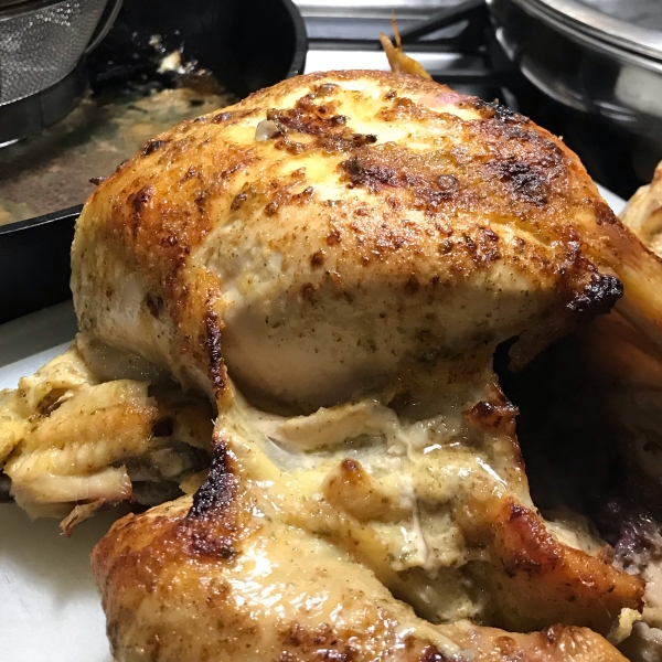 Olive Oil Pressure-Cooked Whole Roasted Chicken