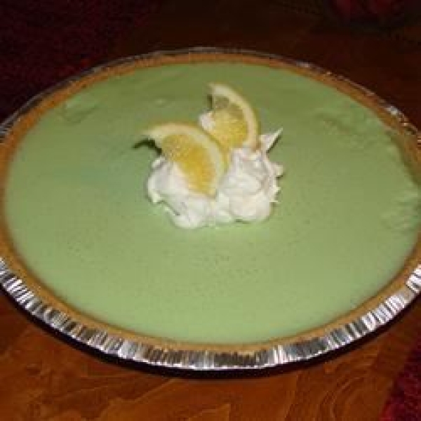 No Bake Lemon-Lime Chiffon Pie