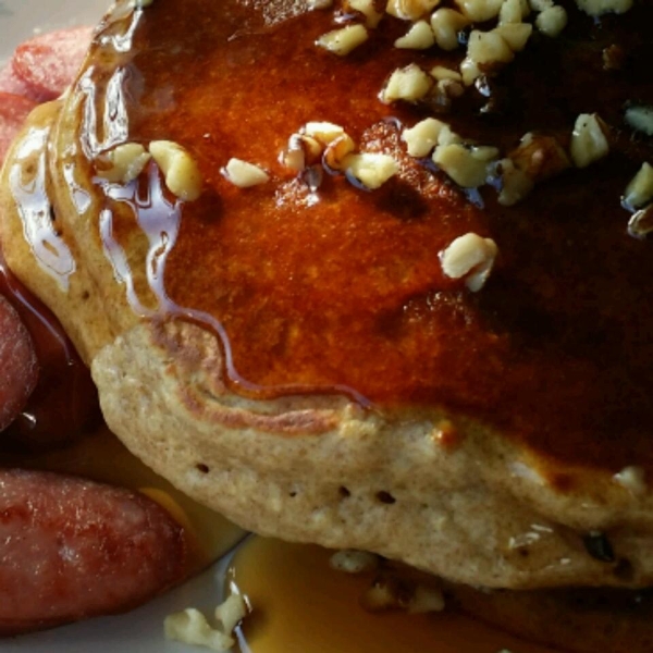 Grain and Nut Whole Wheat Pancakes