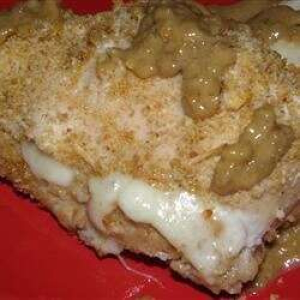 Apple Filled Chicken in Pecan Creme Sauce