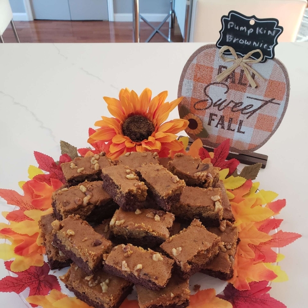 Pumpkin Brownies