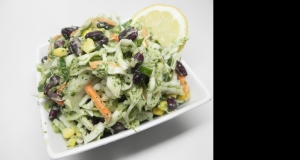 Vegetarian Taco Slaw with Creamy Cilantro-Lime Dressing