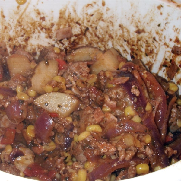 Anna's Linguica and Potato Stew