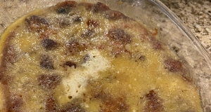 Panettone Bread Pudding with Spiced Orange Sauce