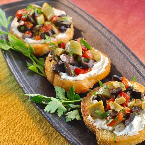 Olive Salad with Crostini