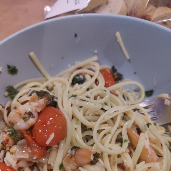 Shrimp Scampi with Pasta