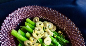 Steamed Asparagus with Olive Butter