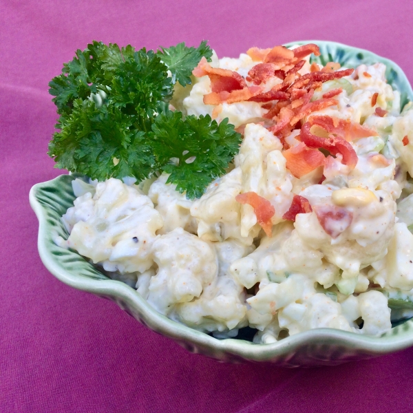 Low-Carb Cauliflower Mock Potato Salad