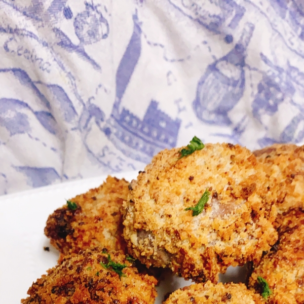 Air Fryer Ranch-Breaded Mushrooms