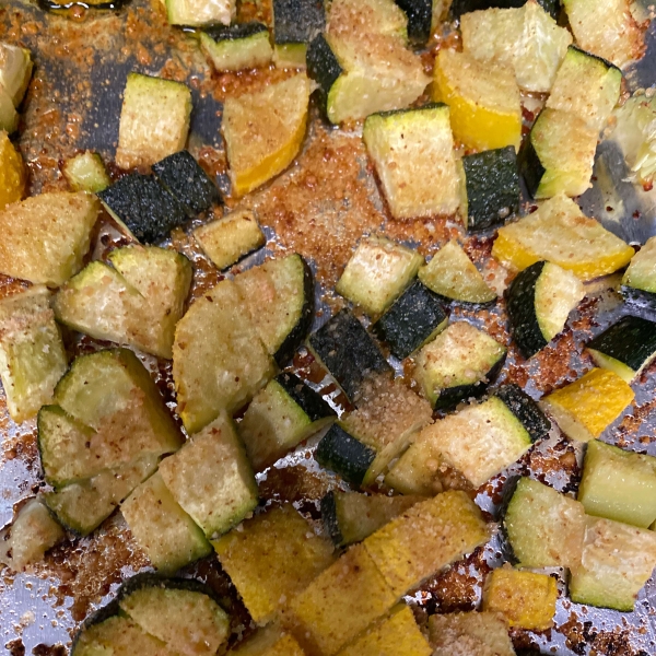 Easy Roasted Zucchini