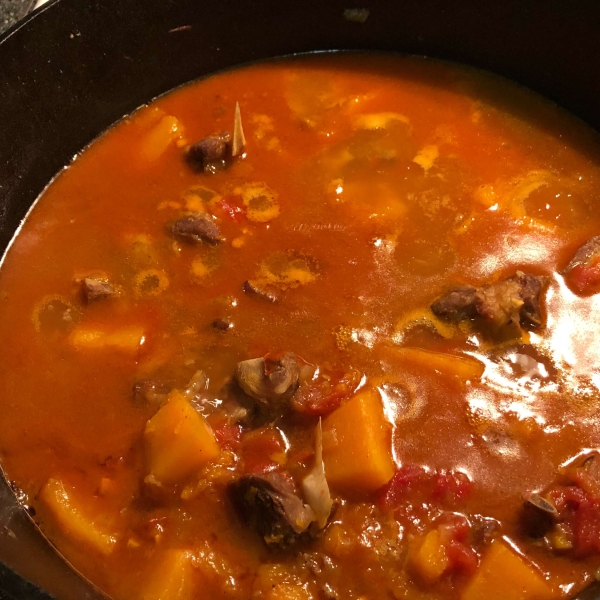 Goat and Butternut Squash Stew