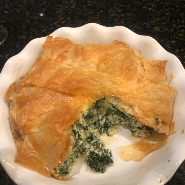 Italian Spinach and Ricotta Pie