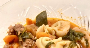 Italian Sausage Soup with Tortellini