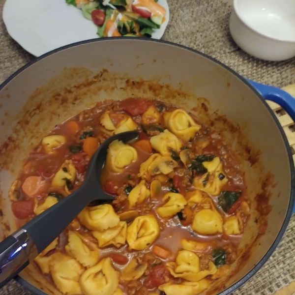 Italian Sausage Soup with Tortellini