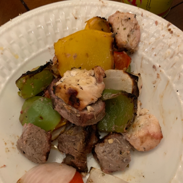 Marinated Greek Chicken Kabobs