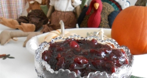 Fig and Rosemary Cranberry Sauce