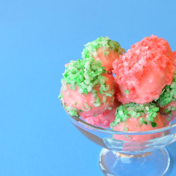 Coconut Cherry Surprise Cookies