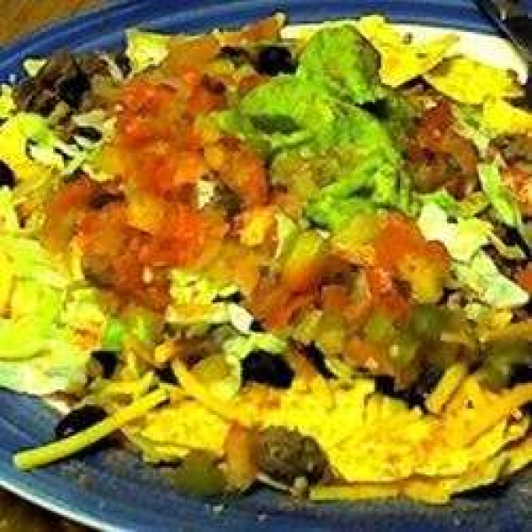 Vegetarian Nachos Supreme for Two