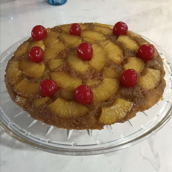 Pineapple Upside-Down Cake (Gluten Free)