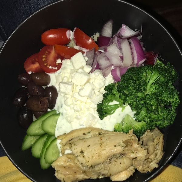 Greek Chicken Couscous Bowl