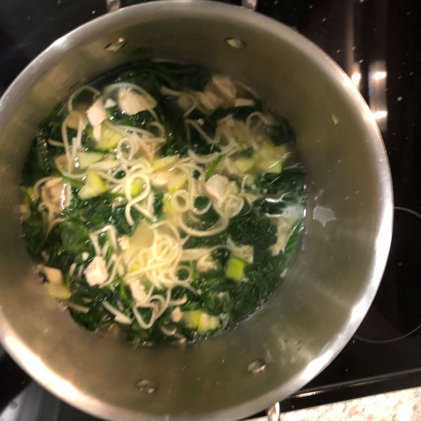 Garlic Spinach Soup