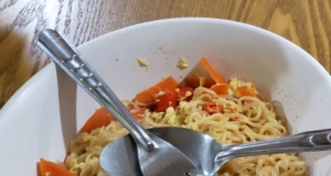 Slightly Healthier College Ramen Soup