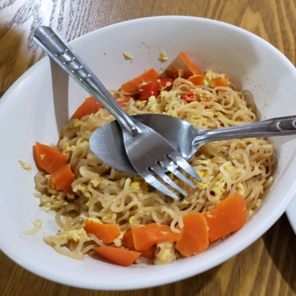 Slightly Healthier College Ramen Soup