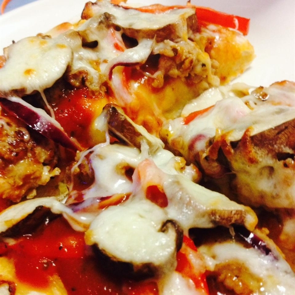 Sausage Mushroom Pizza