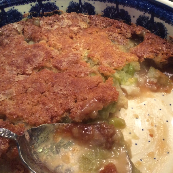 Rhubarb Buttermilk Pudding