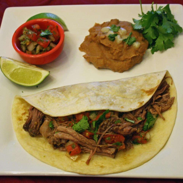 Green Chile Beef Tacos