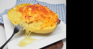 Buffalo Chicken Spaghetti Squash