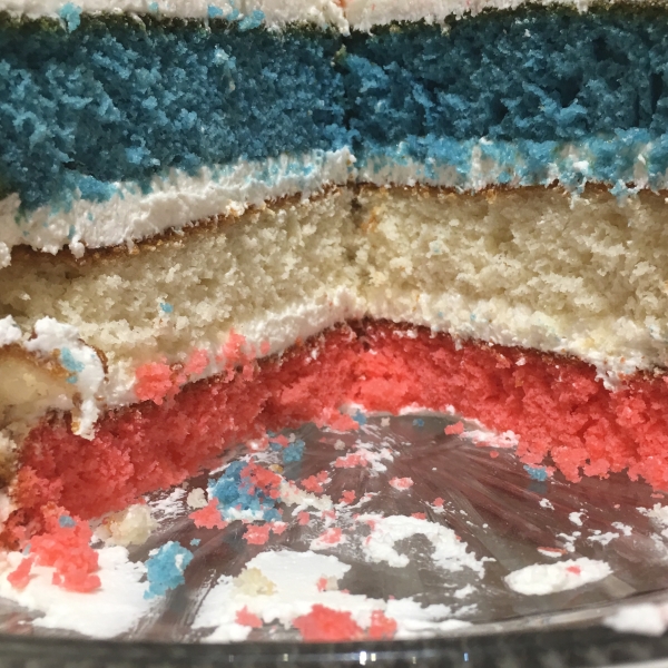 Surprise Inside Independence Cake