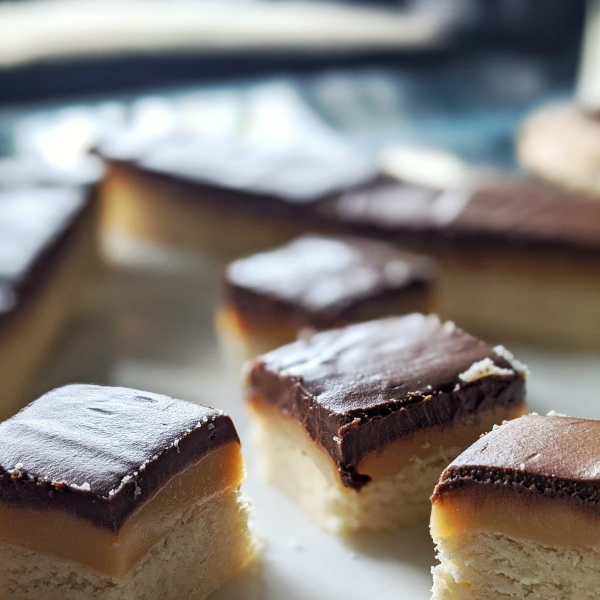 Caramel Shortbread Squares