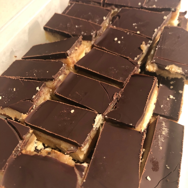 Caramel Shortbread Squares