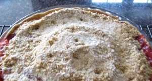 Crispy Rhubarb Pie