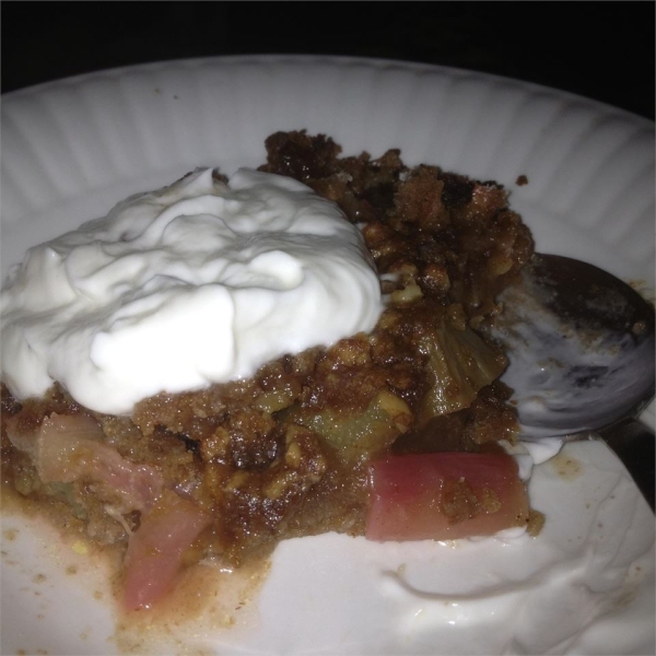 Crispy Rhubarb Pie